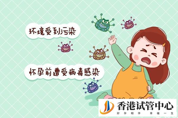 病毒會引起胎兒發生染色體變異