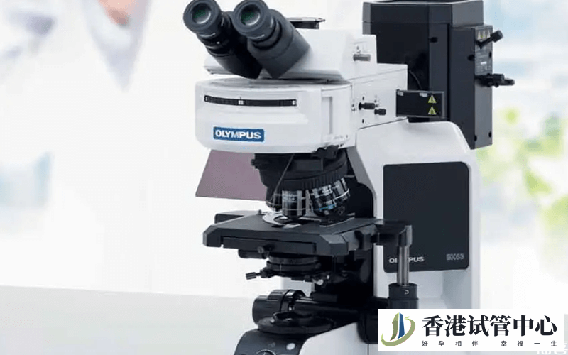 暗視野顯微鏡檢查示意圖